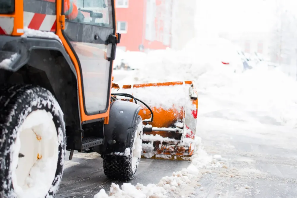 Déneigement à Vourey